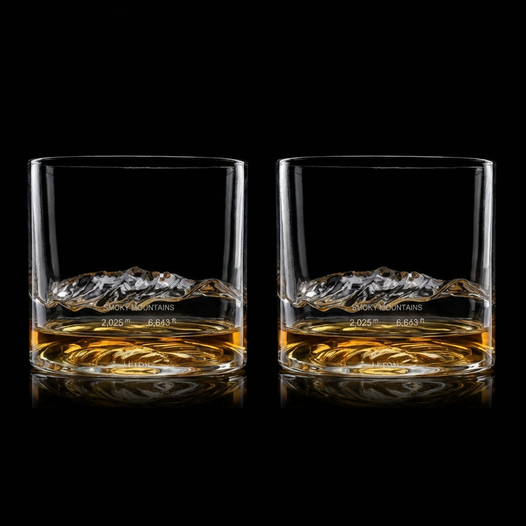 Smoky Mountain Glasses Set of 2
